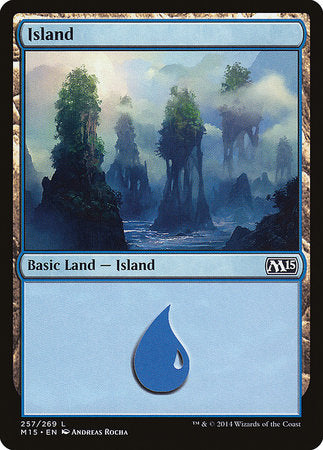 Island (257) [Magic 2015] | Cards and Coasters CA