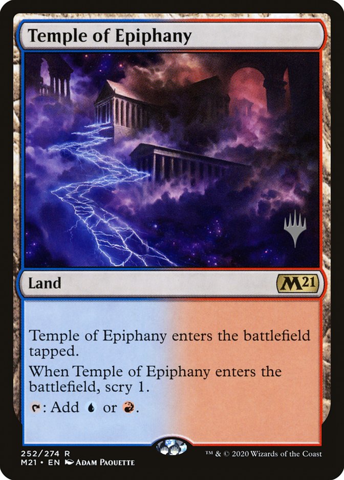 Temple of Epiphany (Promo Pack) [Core Set 2021 Promos] | Cards and Coasters CA