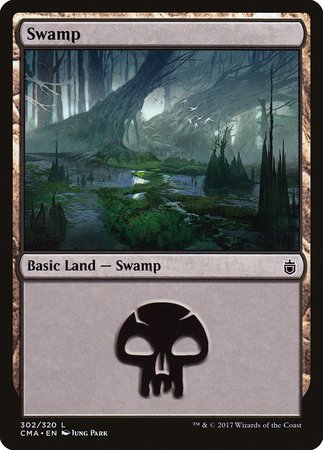 Swamp (302) [Commander Anthology] | Cards and Coasters CA