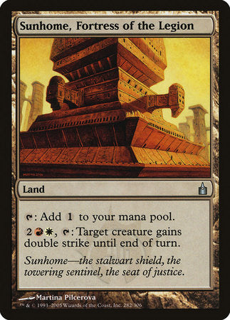 Sunhome, Fortress of the Legion [Ravnica: City of Guilds] | Cards and Coasters CA