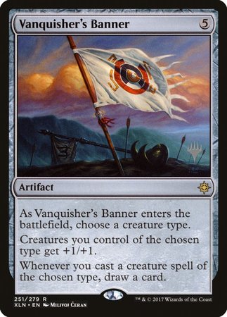 Vanquisher's Banner [Ixalan Promos] | Cards and Coasters CA