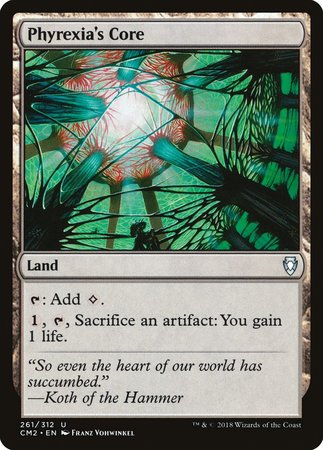 Phyrexia's Core [Commander Anthology Volume II] | Cards and Coasters CA