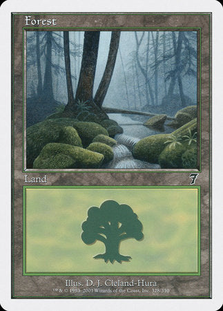 Forest (328) [Seventh Edition] | Cards and Coasters CA