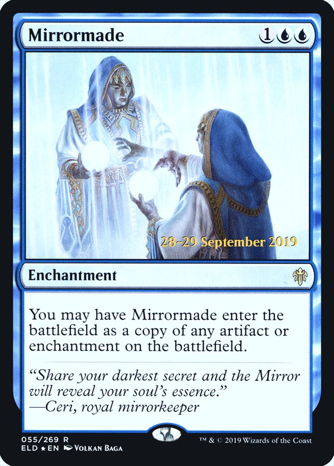 Mirrormade  [Throne of Eldraine Prerelease Promos] | Cards and Coasters CA