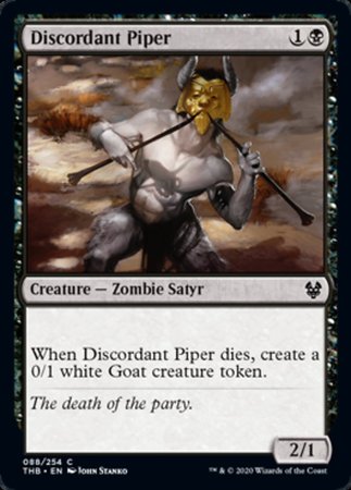 Discordant Piper [Theros Beyond Death] | Cards and Coasters CA