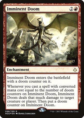 Imminent Doom [Hour of Devastation Promos] | Cards and Coasters CA