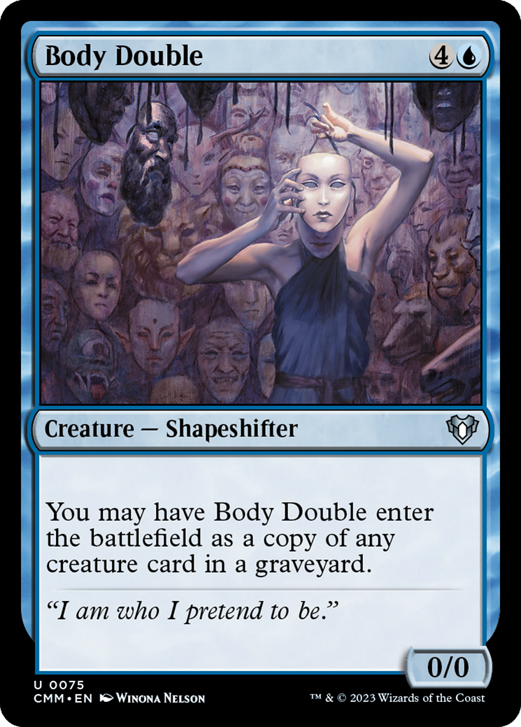 Body Double [Commander Masters] | Cards and Coasters CA