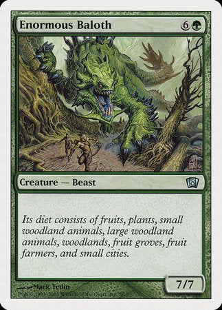 Enormous Baloth [Eighth Edition] | Cards and Coasters CA