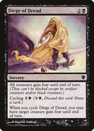 Dirge of Dread [Commander 2013] | Cards and Coasters CA