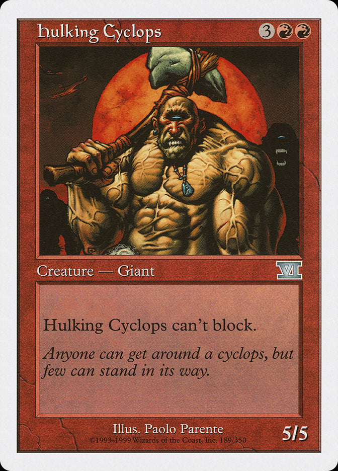 Hulking Cyclops [Classic Sixth Edition] | Cards and Coasters CA