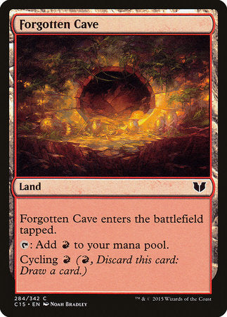 Forgotten Cave [Commander 2015] | Cards and Coasters CA