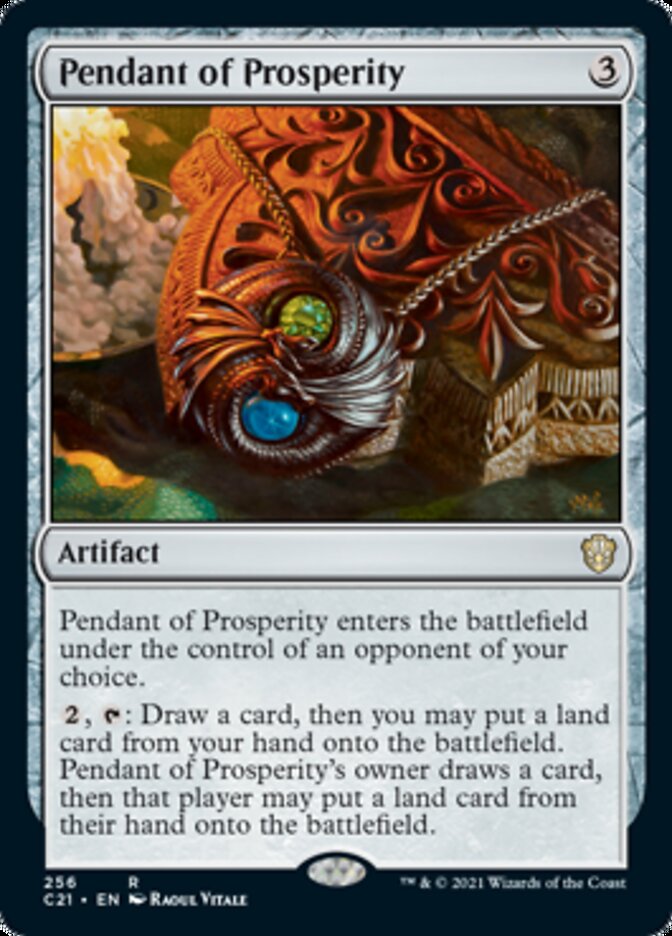 Pendant of Prosperity [Commander 2021] | Cards and Coasters CA