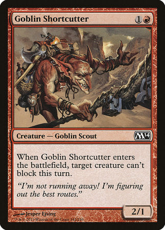 Goblin Shortcutter [Magic 2014] | Cards and Coasters CA