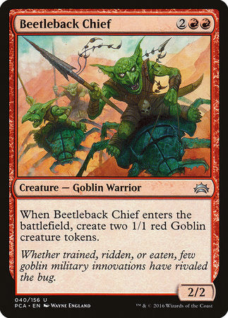 Beetleback Chief [Planechase Anthology] | Cards and Coasters CA