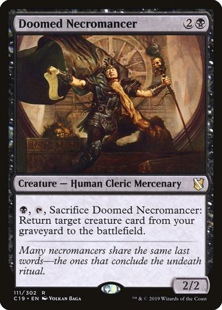 Doomed Necromancer [Commander 2019] | Cards and Coasters CA