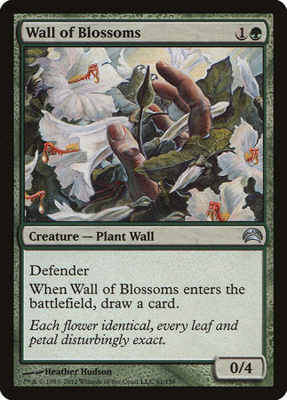 Wall of Blossoms [Planechase 2012] | Cards and Coasters CA