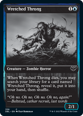 Wretched Throng [Innistrad: Double Feature] | Cards and Coasters CA