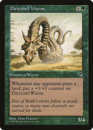Dirtcowl Wurm [Tempest] | Cards and Coasters CA