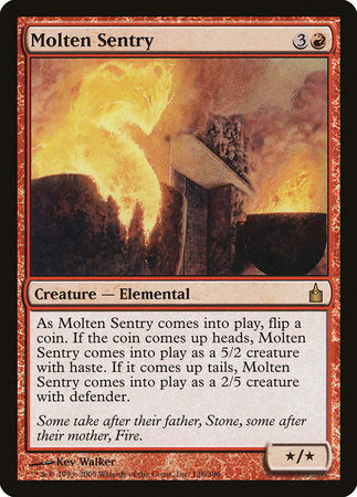 Molten Sentry [Ravnica: City of Guilds] | Cards and Coasters CA