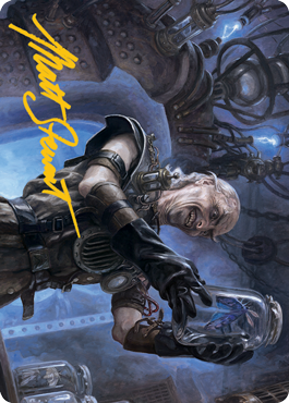 Delver of Secrets Art Card (Gold-Stamped Signature) [Innistrad: Midnight Hunt Art Series] | Cards and Coasters CA