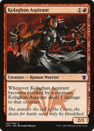 Kolaghan Aspirant [Dragons of Tarkir] | Cards and Coasters CA