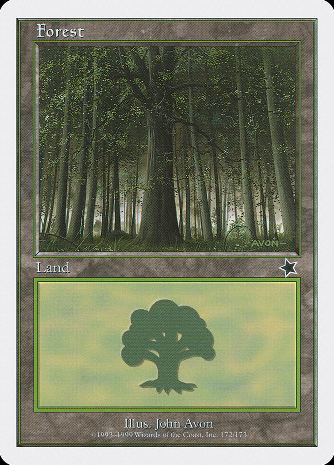 Forest (172) [Starter 1999] | Cards and Coasters CA