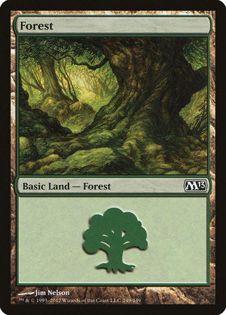 Forest (249) [Magic 2013] | Cards and Coasters CA