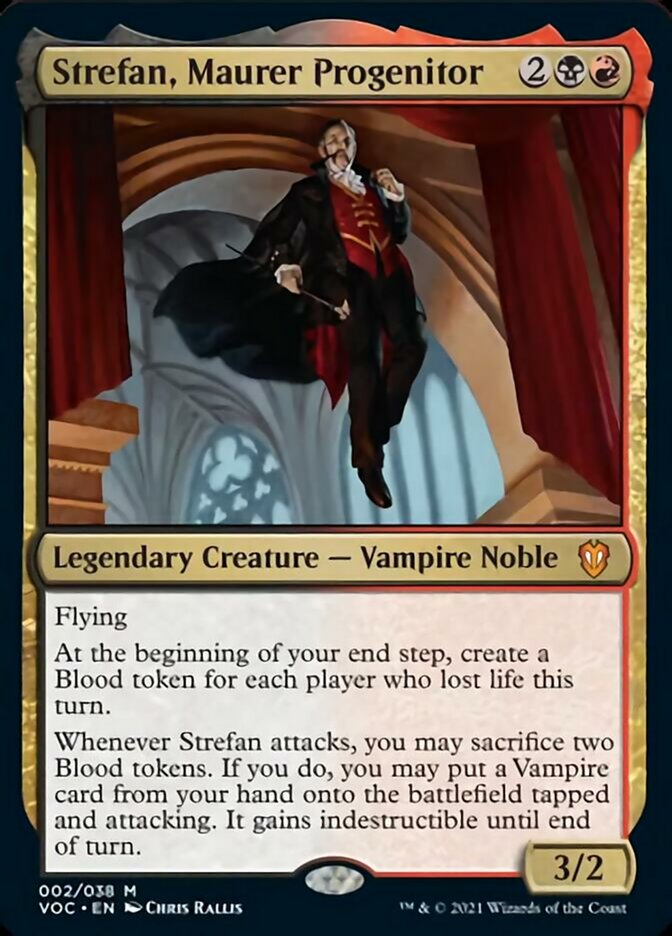 Strefan, Maurer Progenitor [Innistrad: Crimson Vow Commander] | Cards and Coasters CA