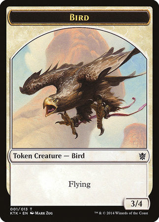 Bird Token [Khans of Tarkir Tokens] | Cards and Coasters CA