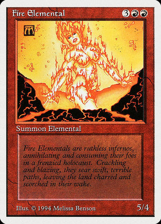 Fire Elemental [Summer Magic / Edgar] | Cards and Coasters CA