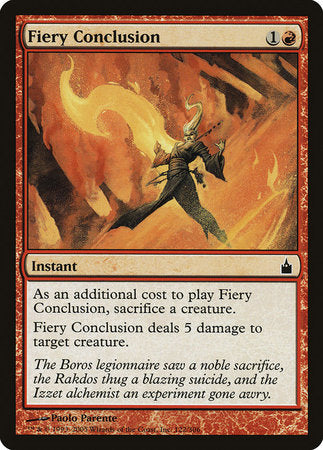 Fiery Conclusion [Ravnica: City of Guilds] | Cards and Coasters CA