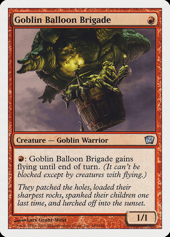 Goblin Balloon Brigade [Ninth Edition] | Cards and Coasters CA