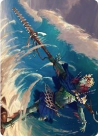 Tazeem Roilmage Art Card [Zendikar Rising Art Series] | Cards and Coasters CA