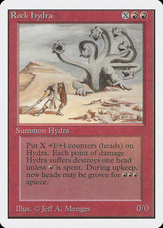 Rock Hydra [Unlimited Edition] | Cards and Coasters CA