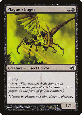 Plague Stinger [Scars of Mirrodin] | Cards and Coasters CA