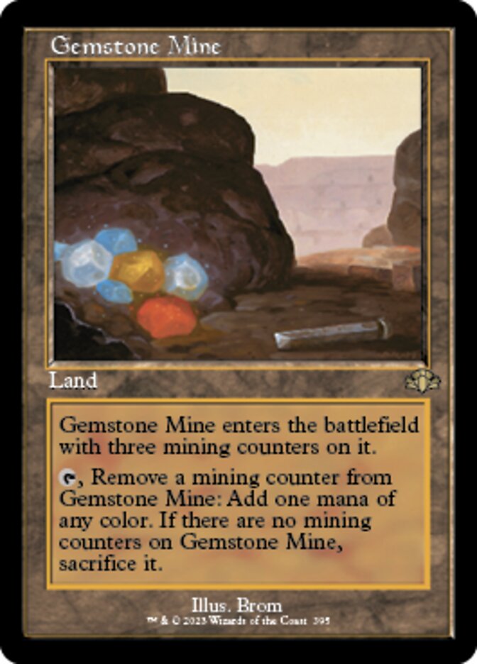 Gemstone Mine (Retro) [Dominaria Remastered] | Cards and Coasters CA