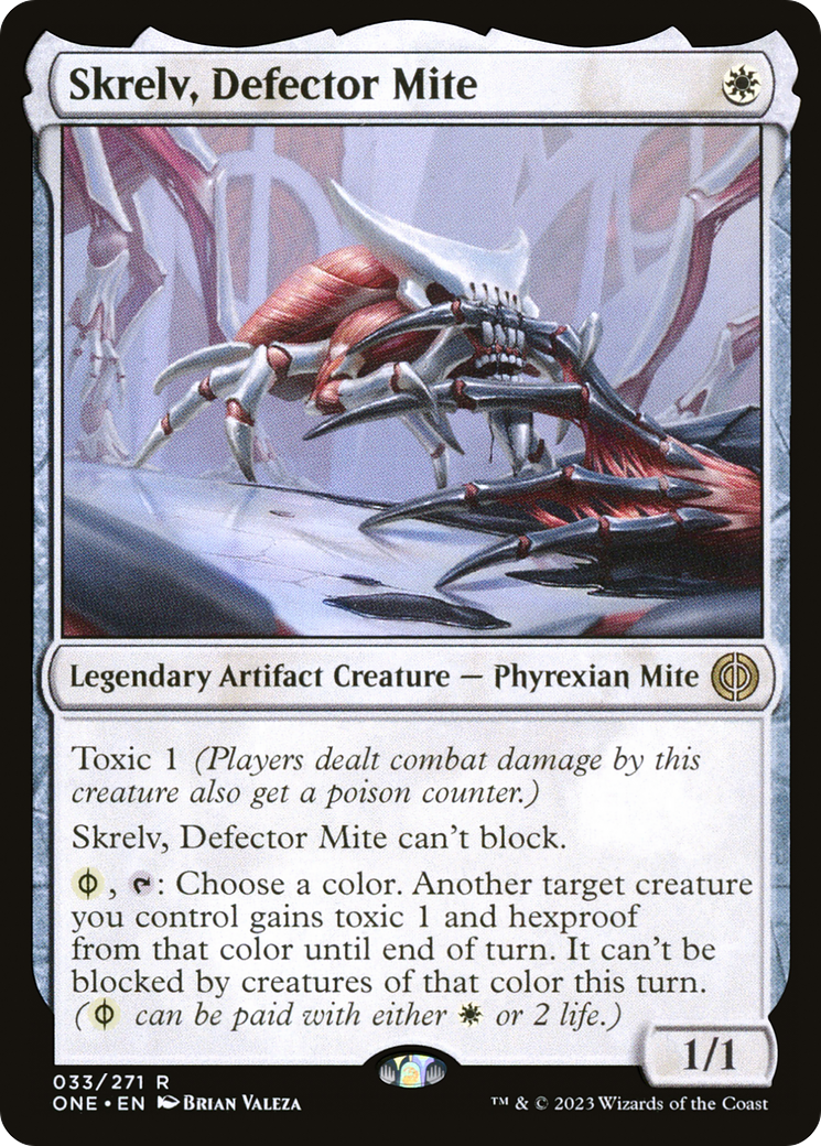 Skrelv, Defector Mite [Phyrexia: All Will Be One] | Cards and Coasters CA