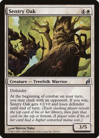 Sentry Oak [Lorwyn] | Cards and Coasters CA