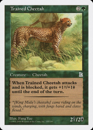 Trained Cheetah [Portal Three Kingdoms] | Cards and Coasters CA