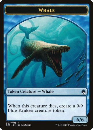 Whale Token (007) [Masters 25 Tokens] | Cards and Coasters CA