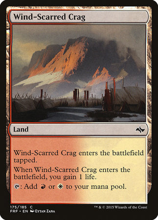 Wind-Scarred Crag [Fate Reforged] | Cards and Coasters CA