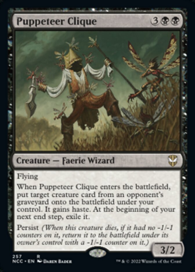 Puppeteer Clique [Streets of New Capenna Commander] | Cards and Coasters CA