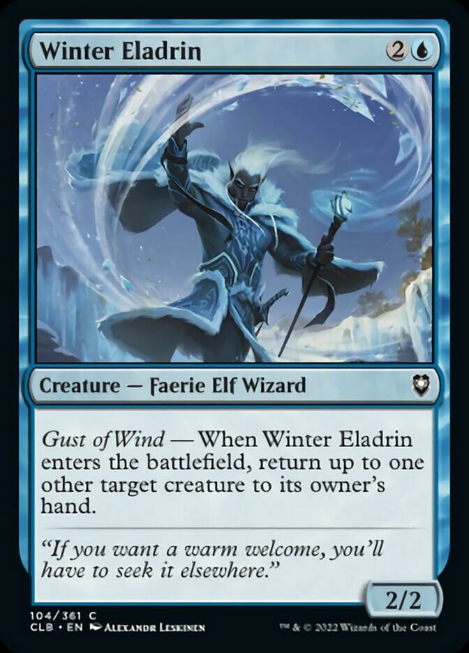 Winter Eladrin [Commander Legends: Battle for Baldur's Gate] | Cards and Coasters CA