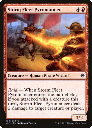 Storm Fleet Pyromancer [Ixalan] | Cards and Coasters CA