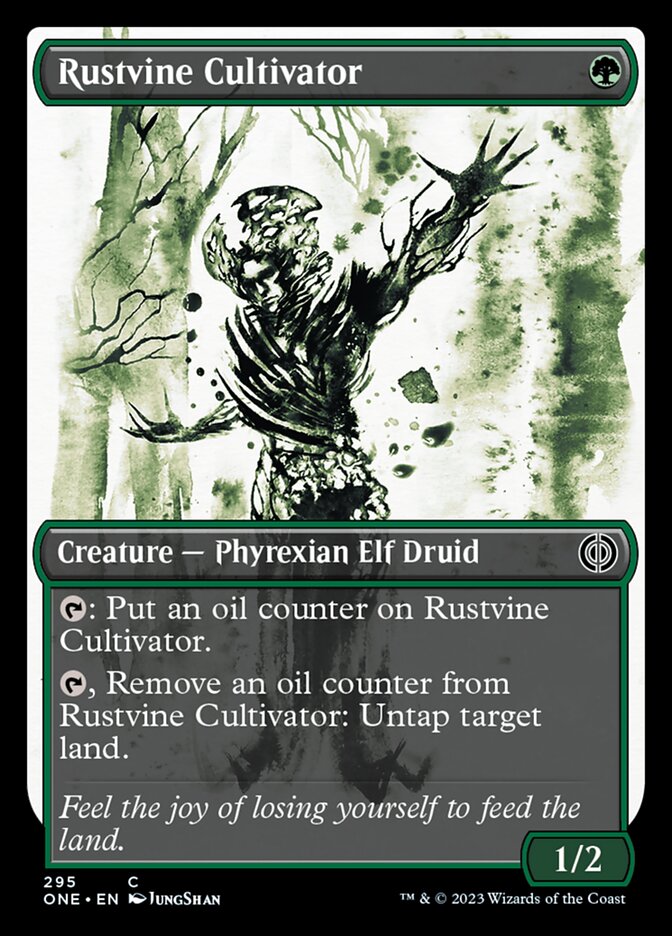 Rustvine Cultivator (Showcase Ichor) [Phyrexia: All Will Be One] | Cards and Coasters CA