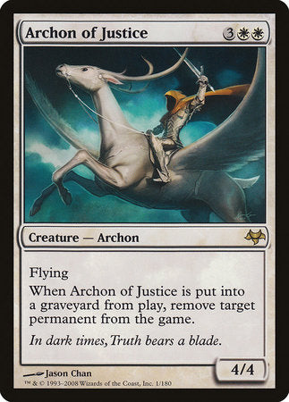 Archon of Justice [Eventide] | Cards and Coasters CA