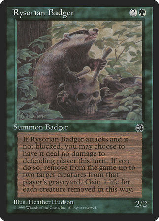 Rysorian Badger [Homelands] | Cards and Coasters CA