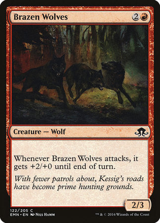 Brazen Wolves [Eldritch Moon] | Cards and Coasters CA