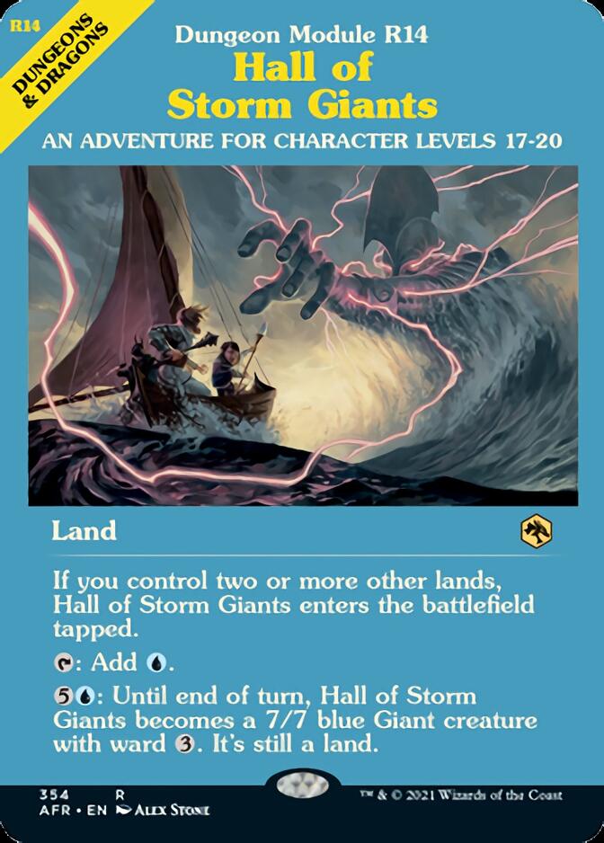 Hall of Storm Giants (Dungeon Module) [Dungeons & Dragons: Adventures in the Forgotten Realms] | Cards and Coasters CA