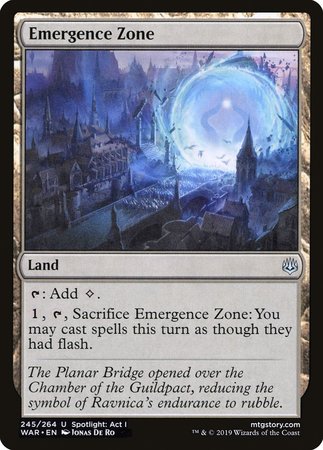 Emergence Zone [War of the Spark] | Cards and Coasters CA